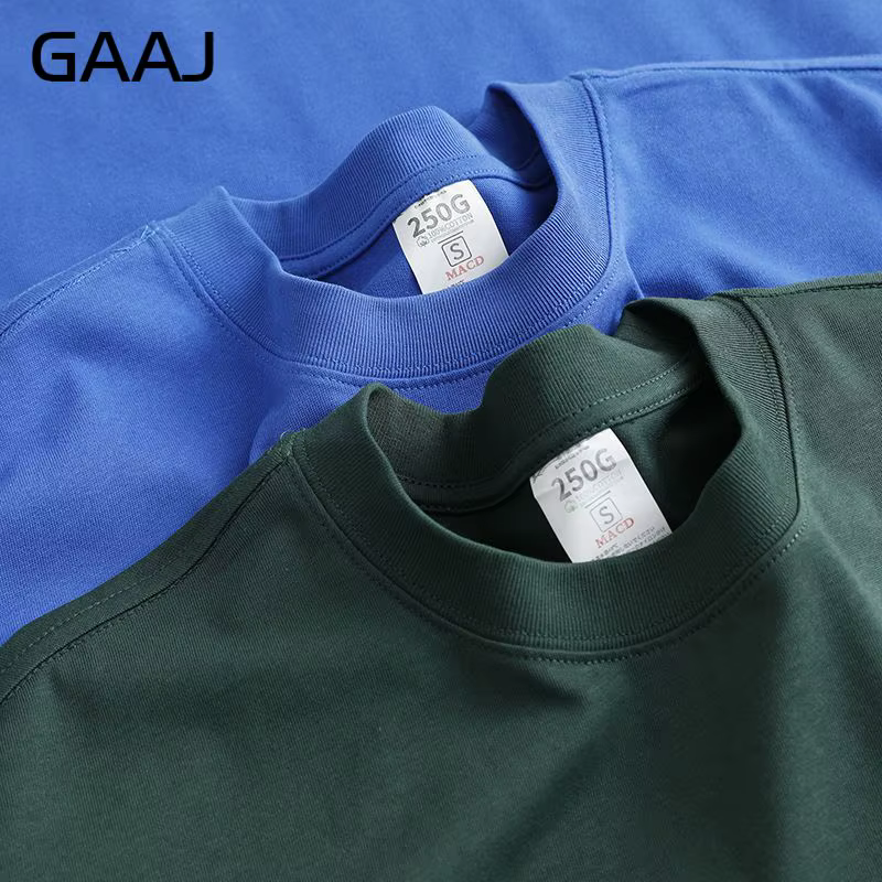 100 T shirt en coton lourd pour hommes et femmes