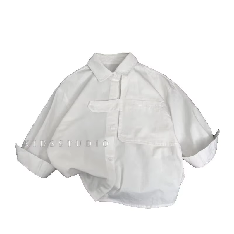 Chemise à manches longues pour garçons