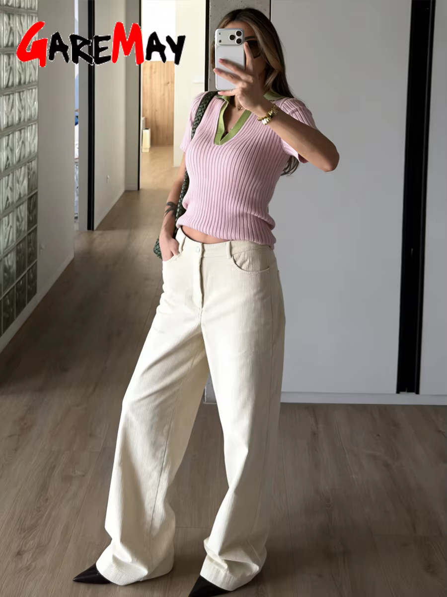 T-shirt élégant en tricot pour femme