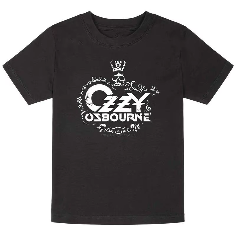 T-Shirt en coton avec image graphique de la bande Ozzy & Lemmy