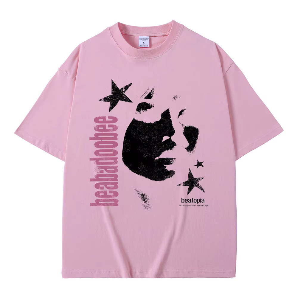 Beabadoobee visage impression T-shirts hommes femmes Hip Hop mode Pop musique