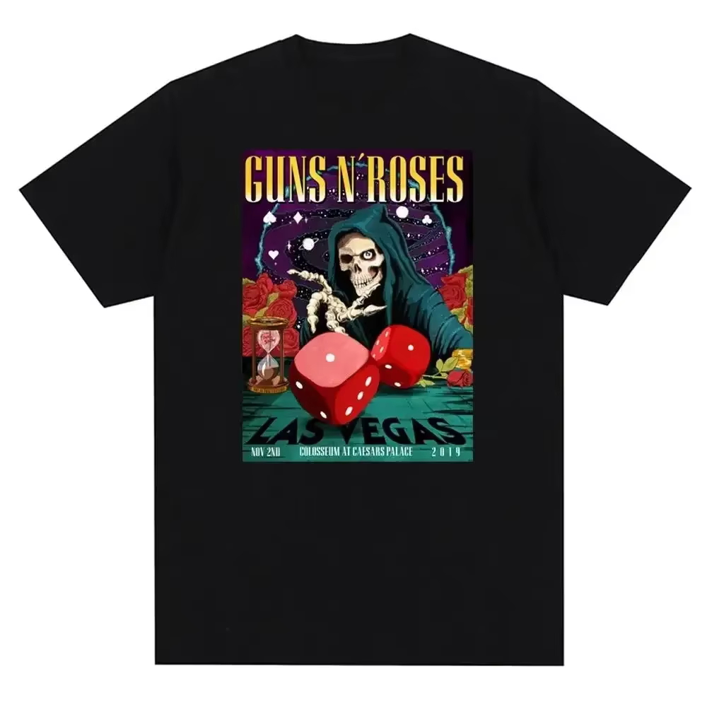 T-shirt à imprimé graphique Guns N Roses