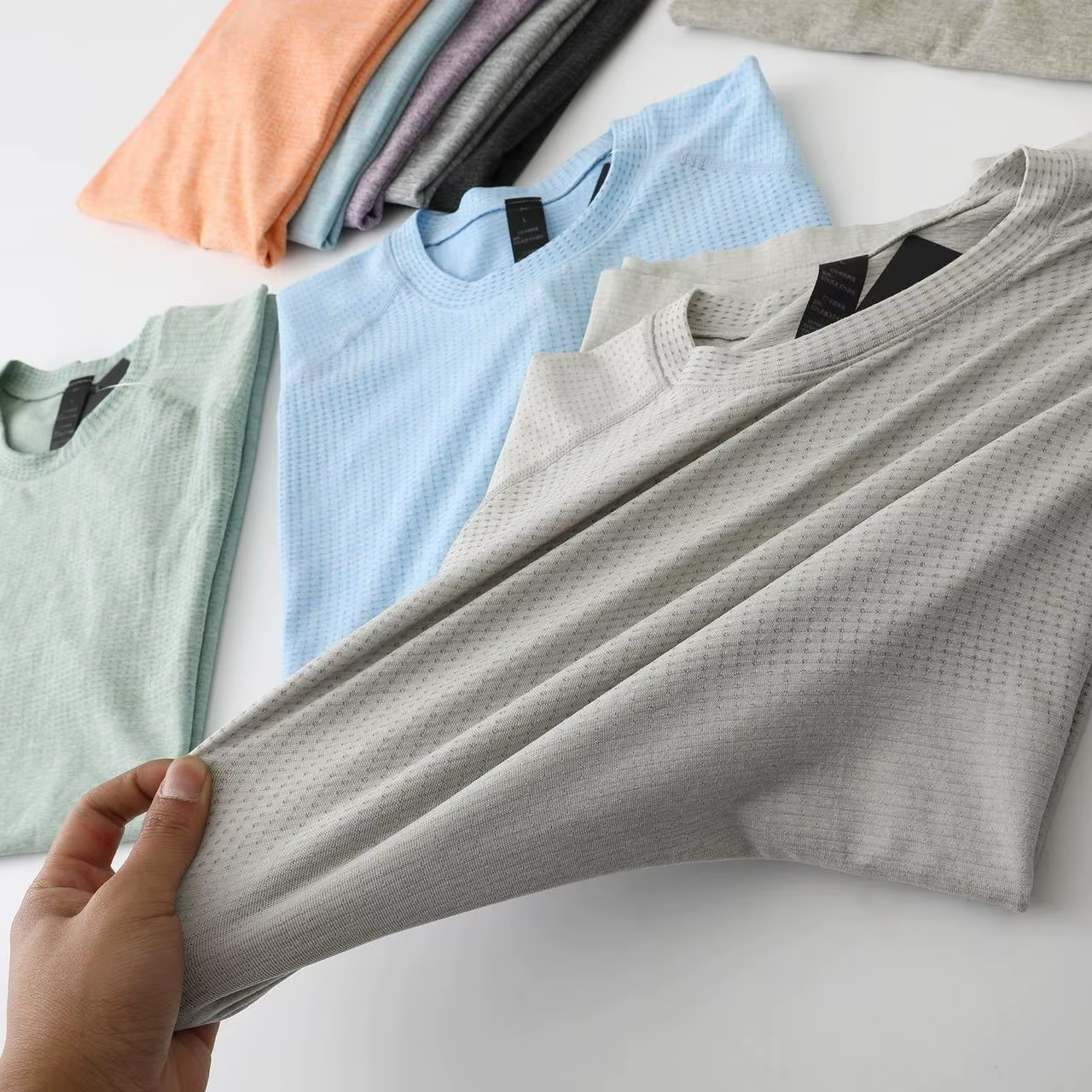 T-Shirt sportif à col rond pour hommes