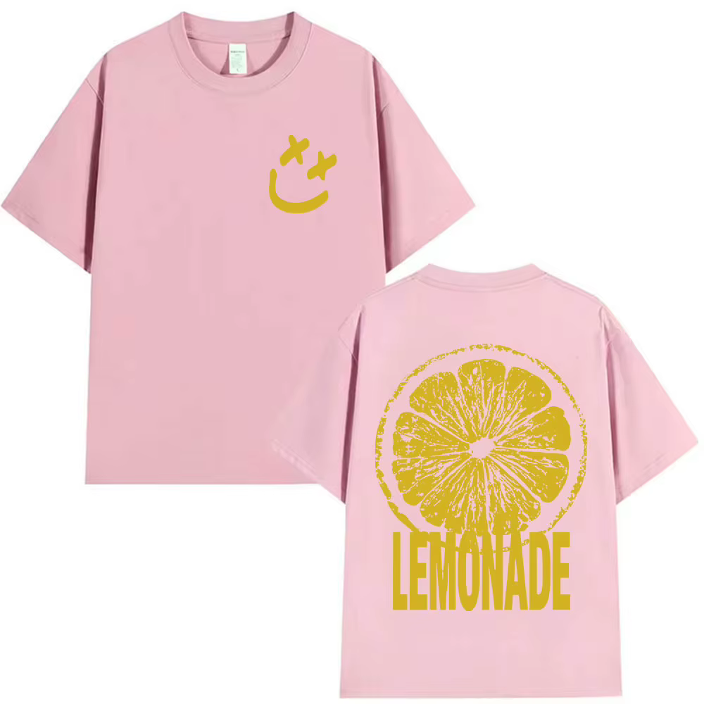 Louis Tomlinson limonade Tour 2025 impression T-shirt hommes femmes Harajuku mode Vintage T-shirts décontracté coton à