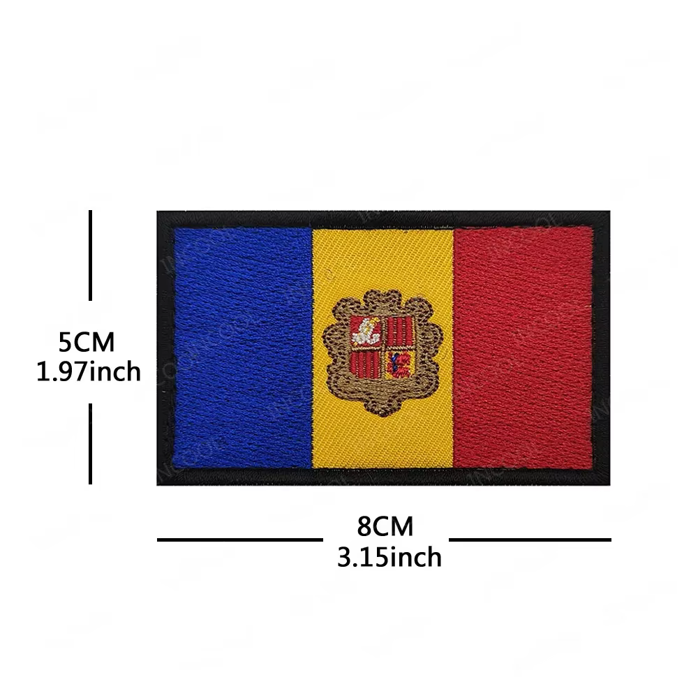 Drapeaux européens drapeau National allemagne France royaume-uni espagne lituanie Patch brodé Appliques tactiques brassard Badges décoratifs
