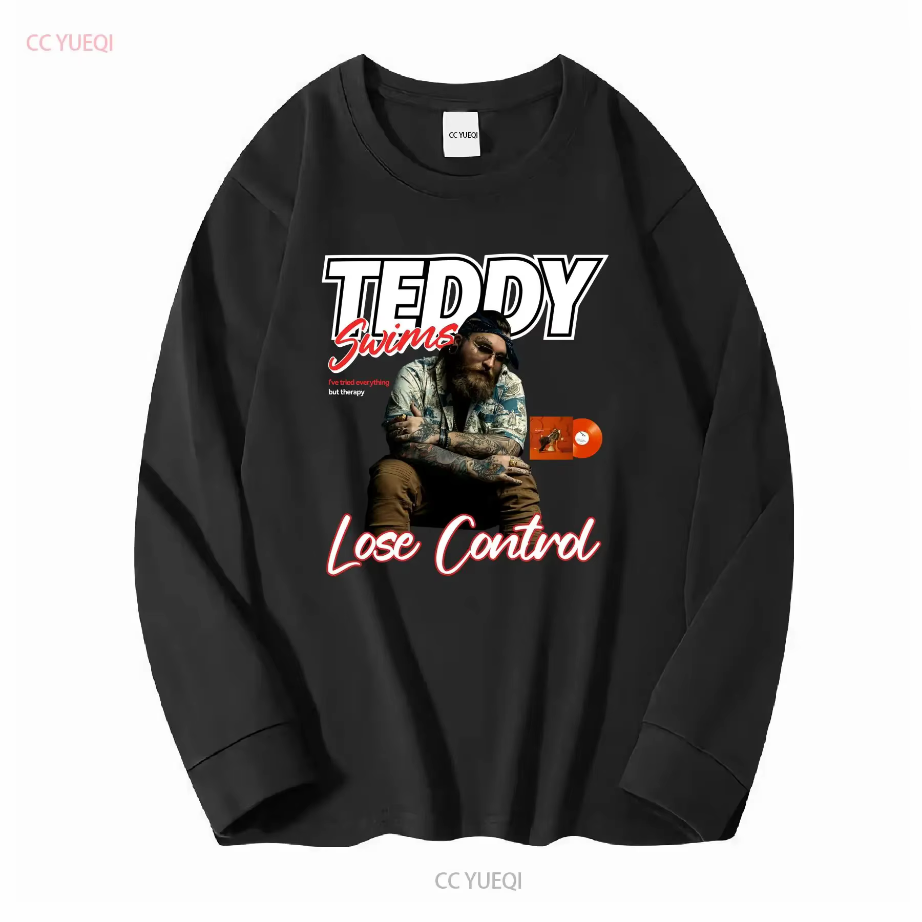 Nouveau Teddy nager perdre le contrôle pour les fans S 5XL t-shirt vintage lavé élégant décontracté légèrement vêtements de créateurs mode polyvalente