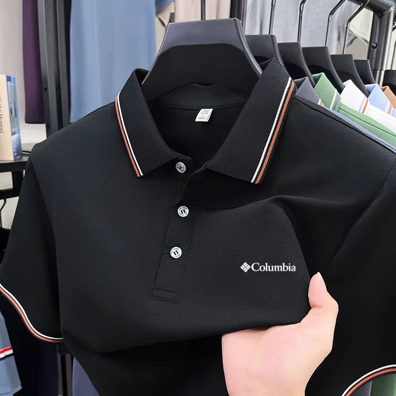 Polo haut de gamme avec broderie de lettres