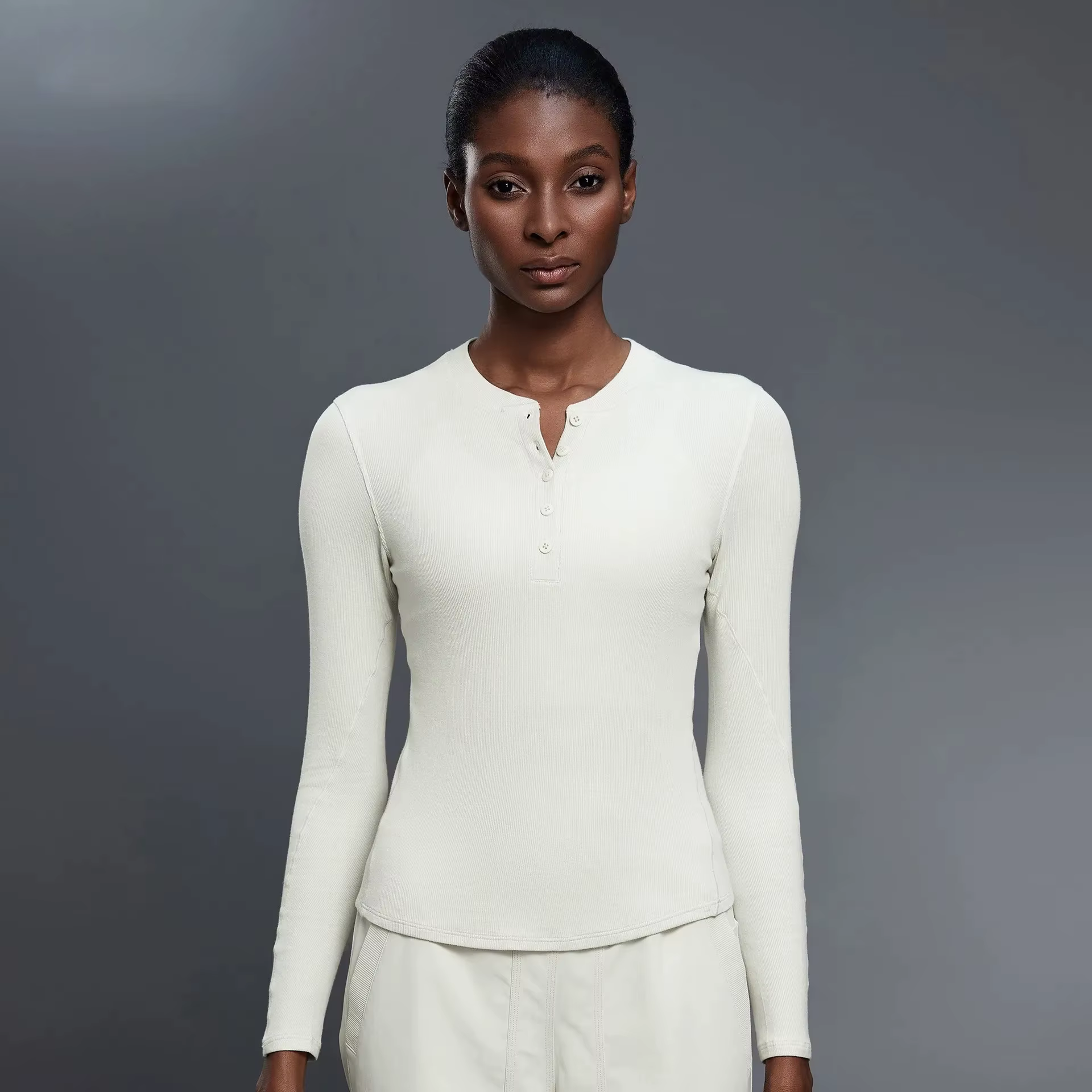 Haut de yoga sans couture pour femme Lemon