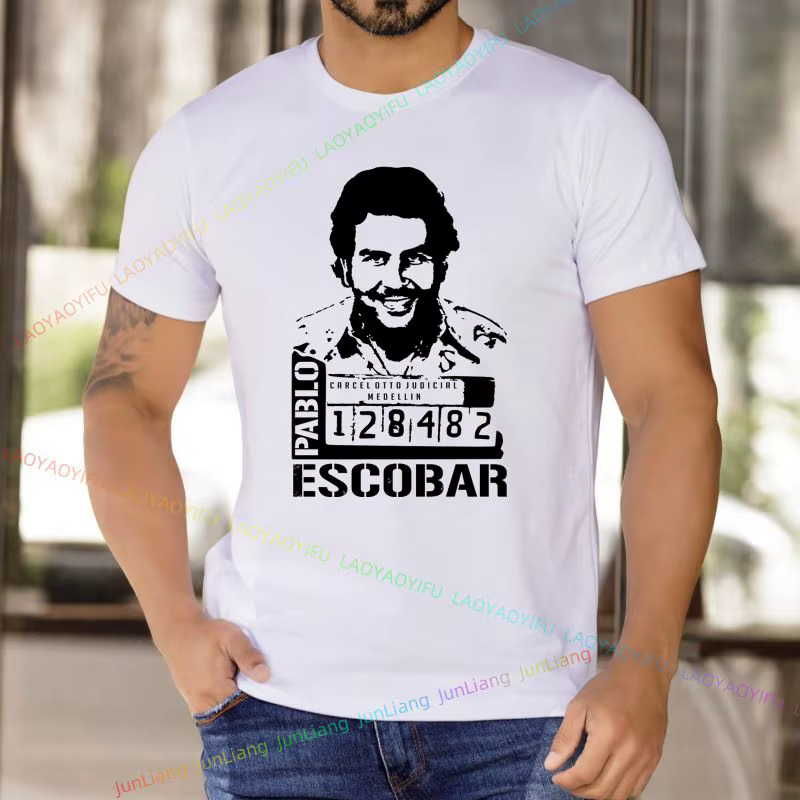 T-shirt unisexe à manches courtes et col rond Escobar Call for Men