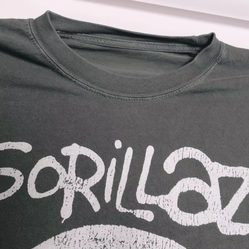 T-shirt à manches courtes imprimé Gorillaz – Style alternative