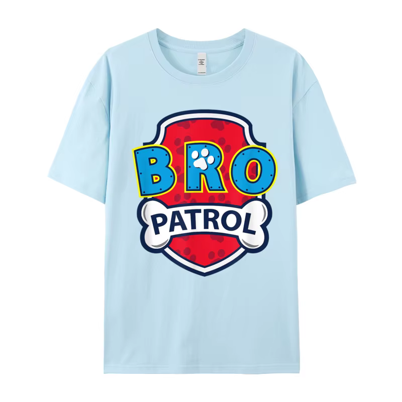 T-Shirt à Manches Courtes et Col Rond pour Homme