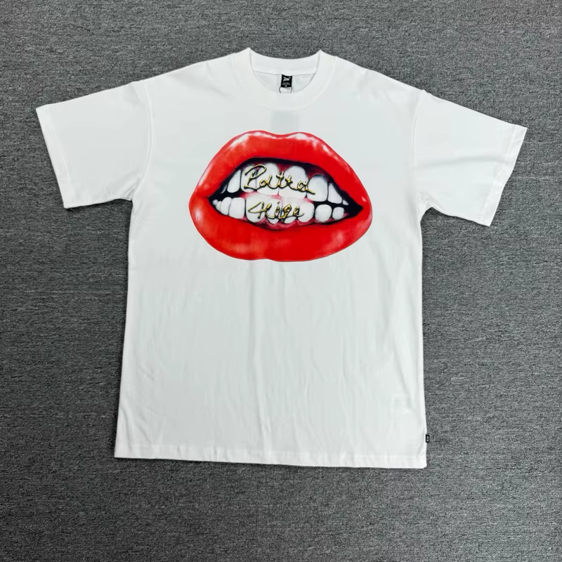 T-shirt PATTA décontracté streetwear de haute qualité, col rond, imprimé logo, manches courtes, livraison rapide