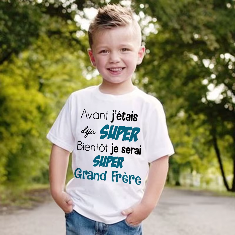 T-shirt I'm Going To Be A Super Big Brother pour enfants
