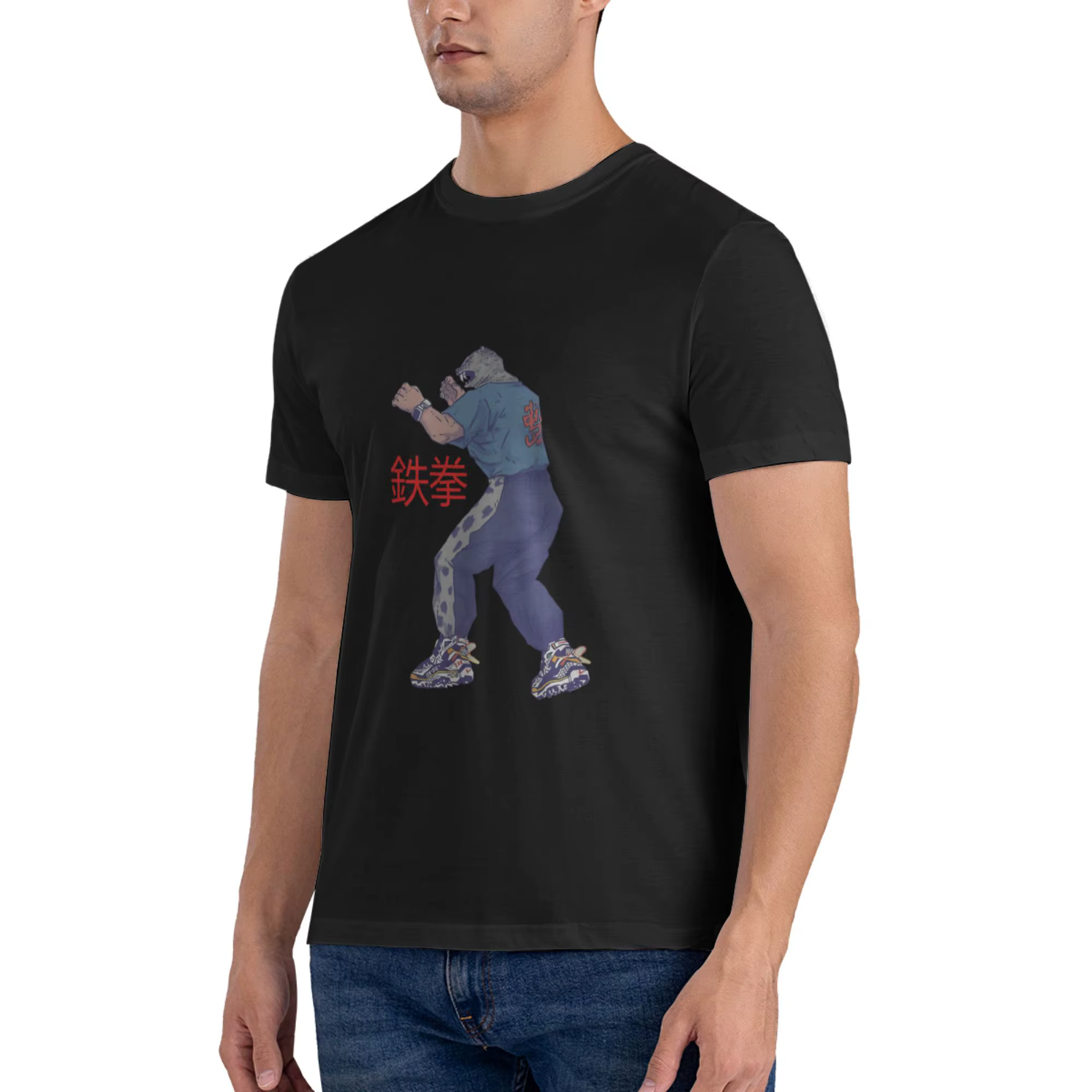 Funny King Tekken Essential T-shirt imprimé pour hommes