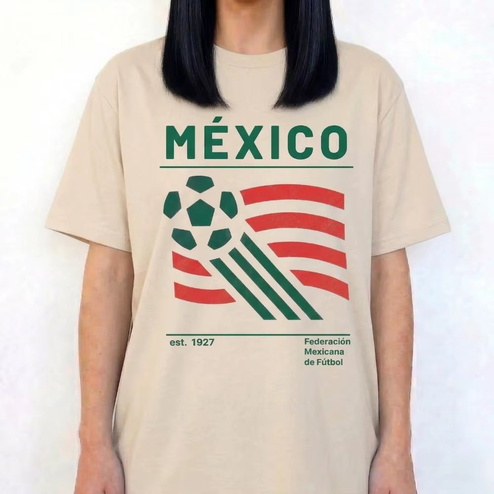 T-shirt de football vintage Mexique