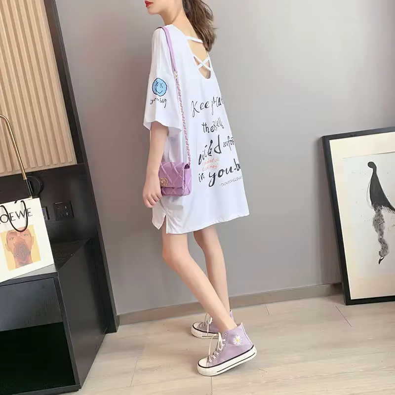T-shirt Baggy Sexy pour Femme