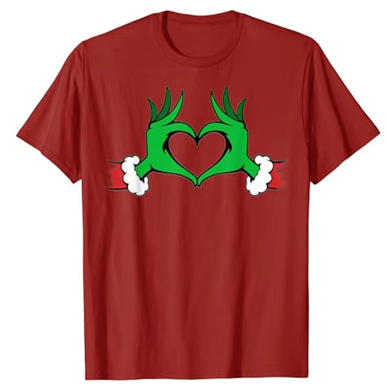 T-shirt graphique grincheux à manches courtes pour la famille