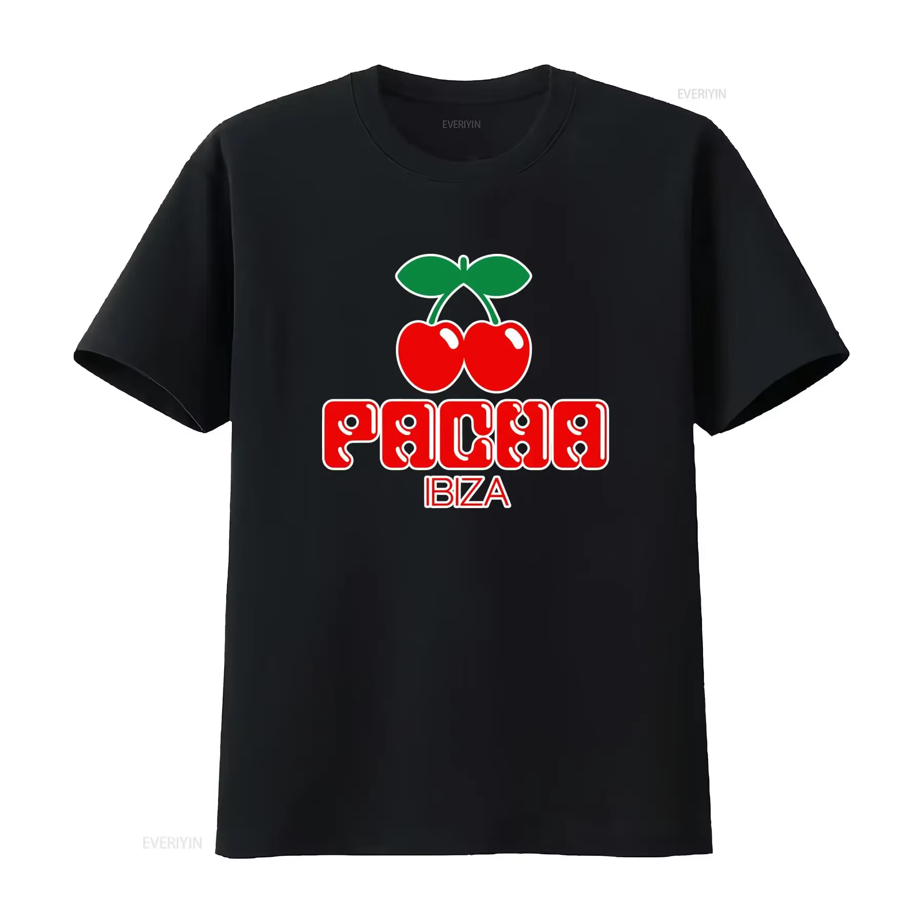 T-shirt Pacha Ibiza Logo Cherry Print pour hommes et femmes