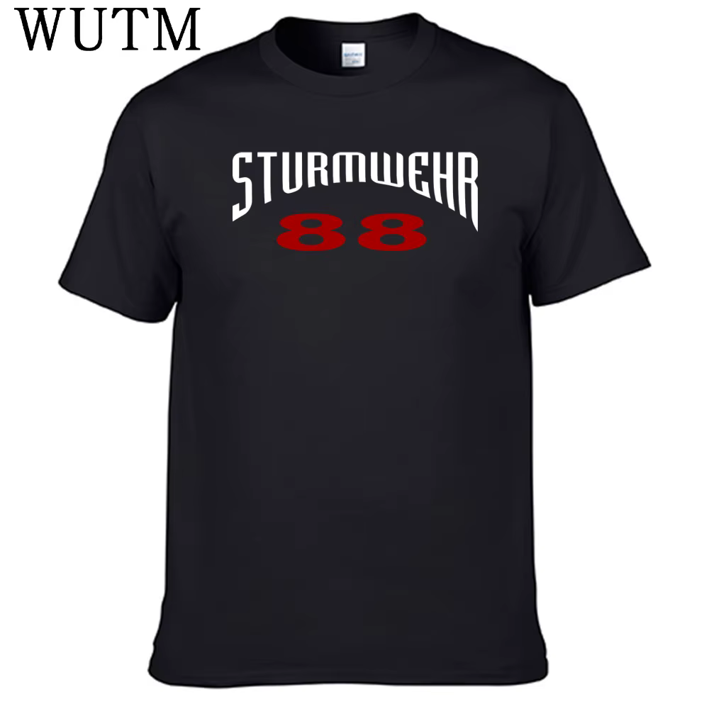 Nouveau groupe Sturmwehr t-shirt 100% coton hommes chemise