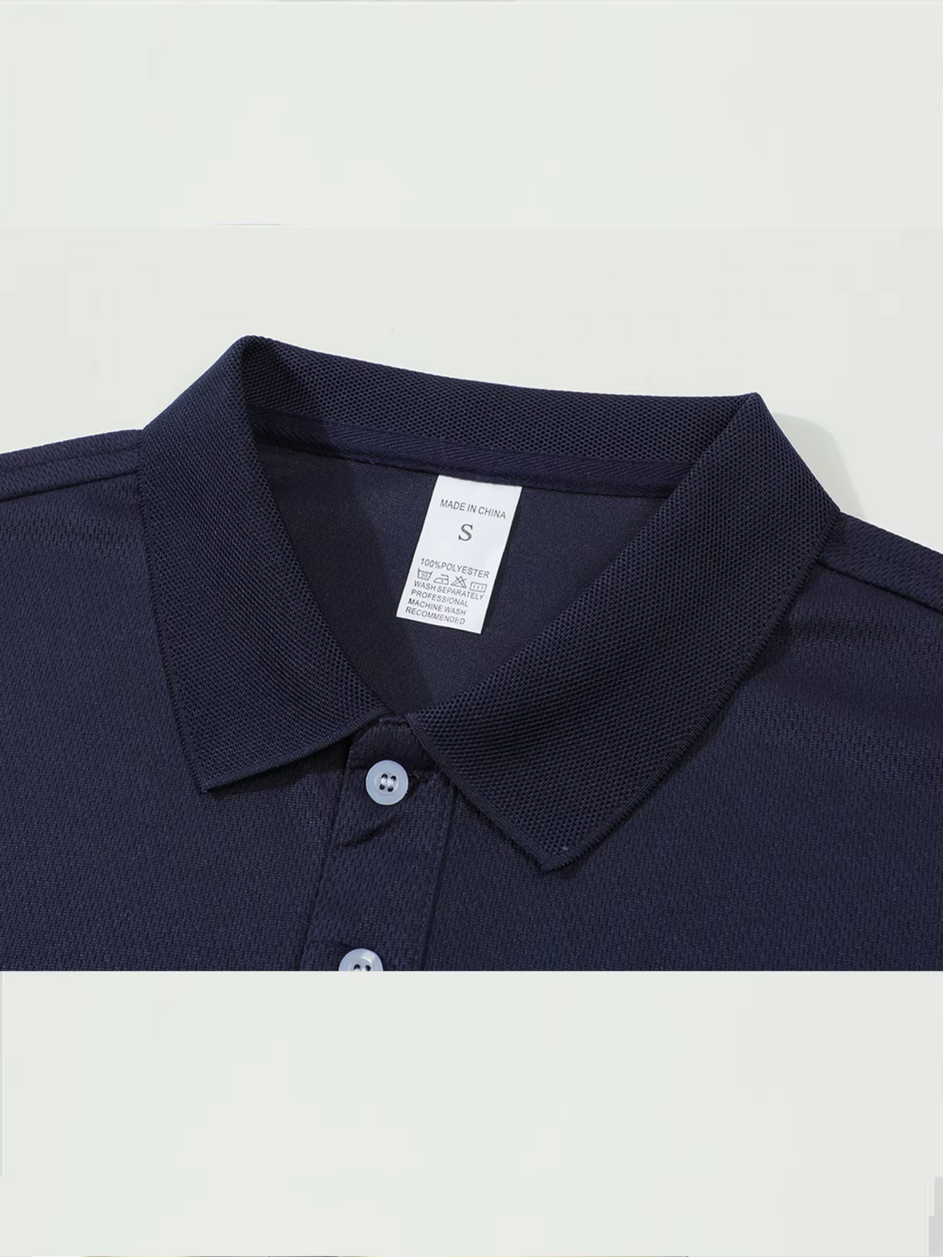 Polo respirant bleu marine pour homme