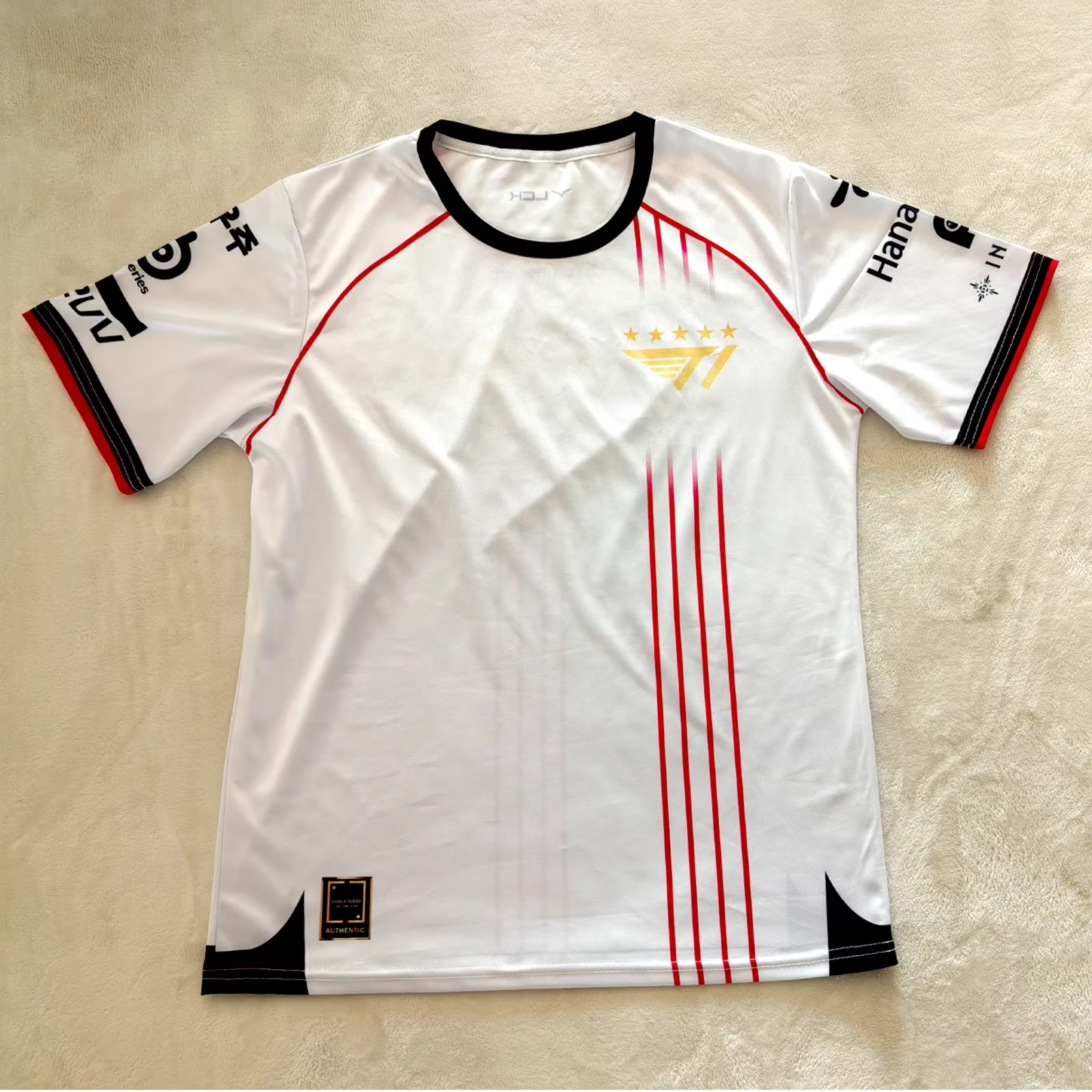 Maillot de l'équipe commémorative cinq étoiles du Championnat T1 2026