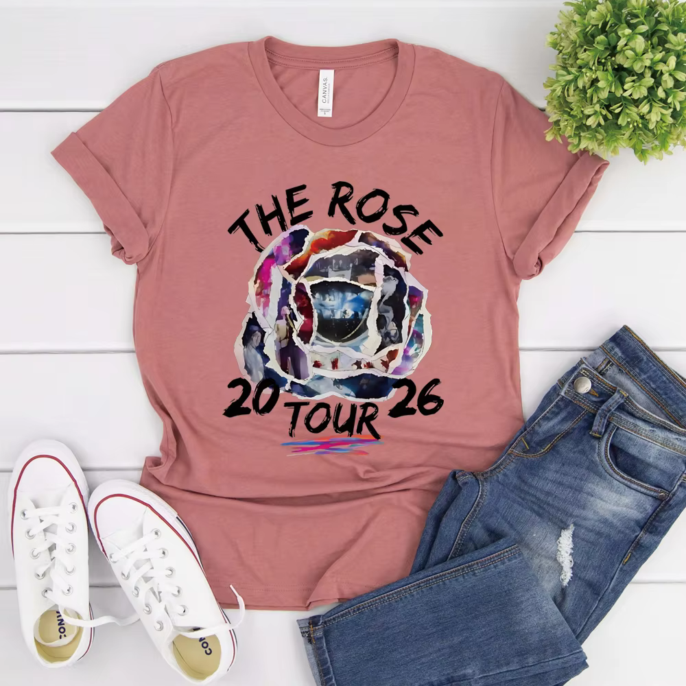 T-shirt tendance The Rose 2026 Rosetopia Tour
