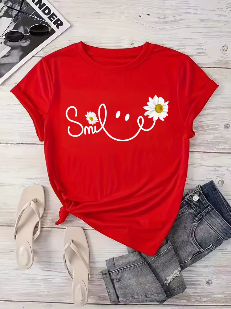 T-shirt imprimé pour femme