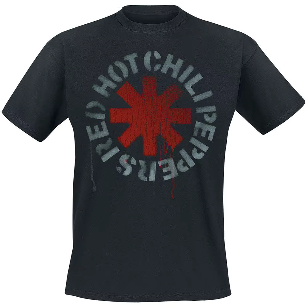 T-shirt Red Hot Chili Peppers Scribble Asterisk Band