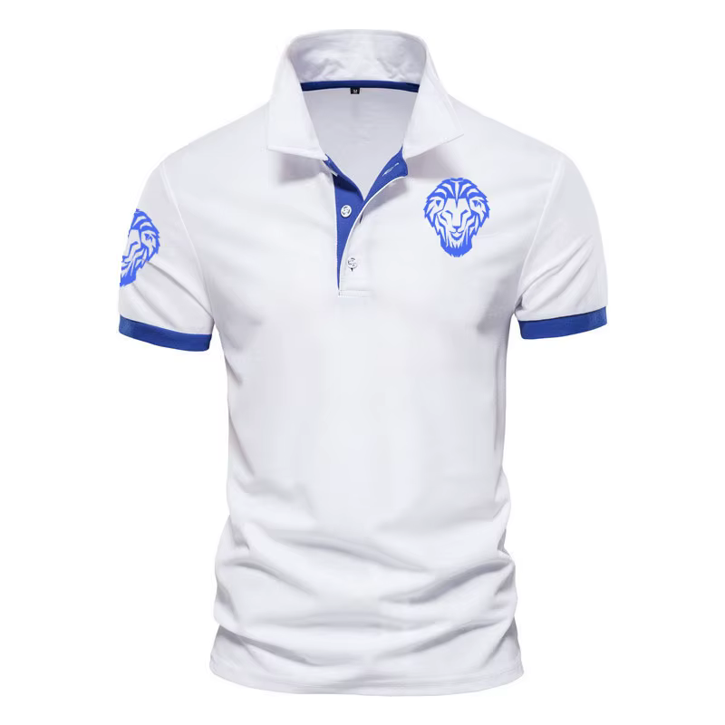 POLO pour hommes de taille européenne Leon Athletic Club de Bilbao Harajuku hip-hop street fashion été impression