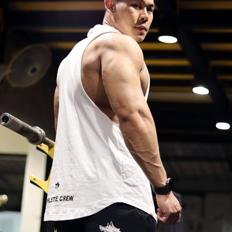 Débardeurs de fitness pour hommes à séchage rapide