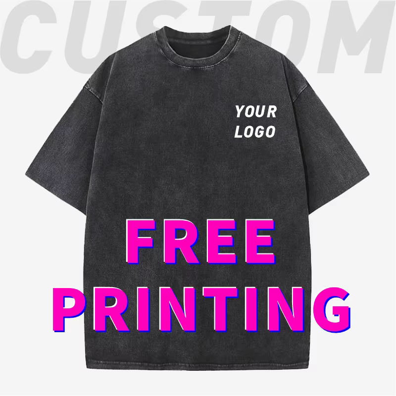 T-shirts personnalisés impression gratuite images de logo vêtements de conception ancienne chemises culturelles 100%