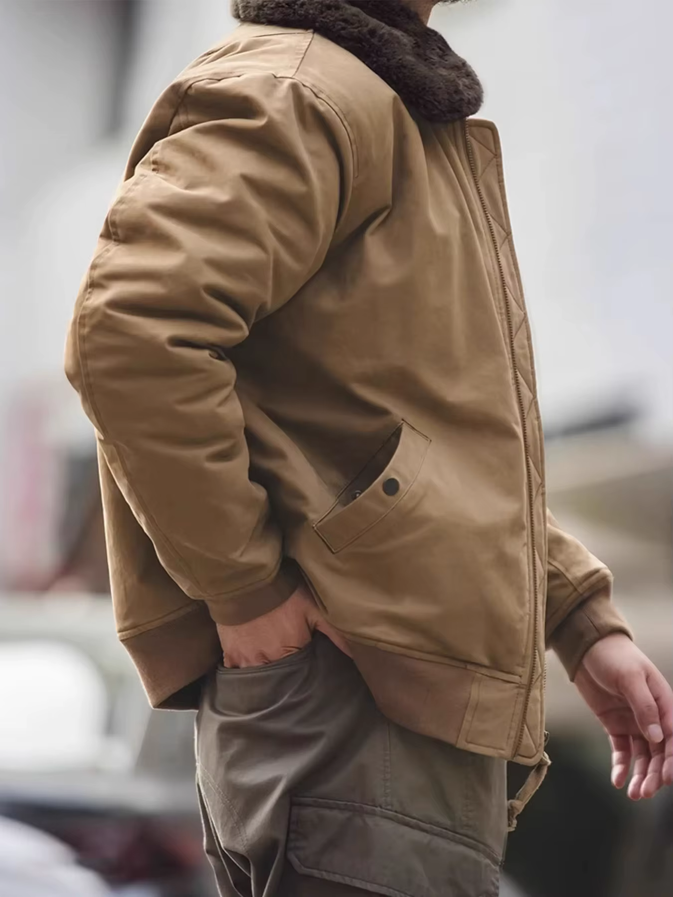 Veste bomber B-15 pour hommes