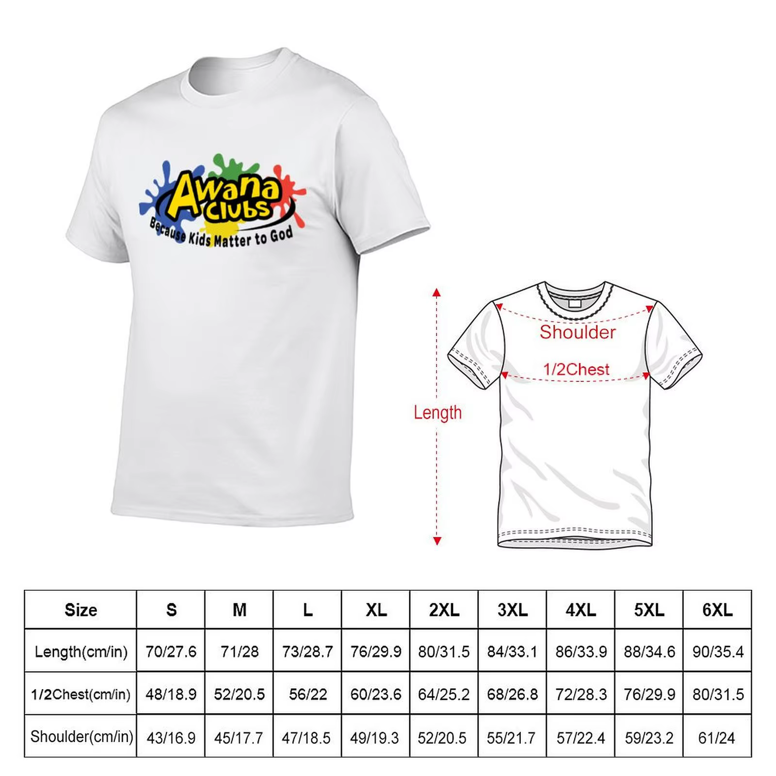 Awana club T-Shirt t-shirts graphiques pour homme