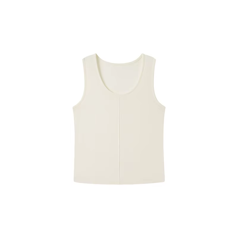 Débardeur en Acétate, Lin et Lyocell pour Femme – Nouvelle Collection Printemps/Été – Camisole Ample avec Base Rayée