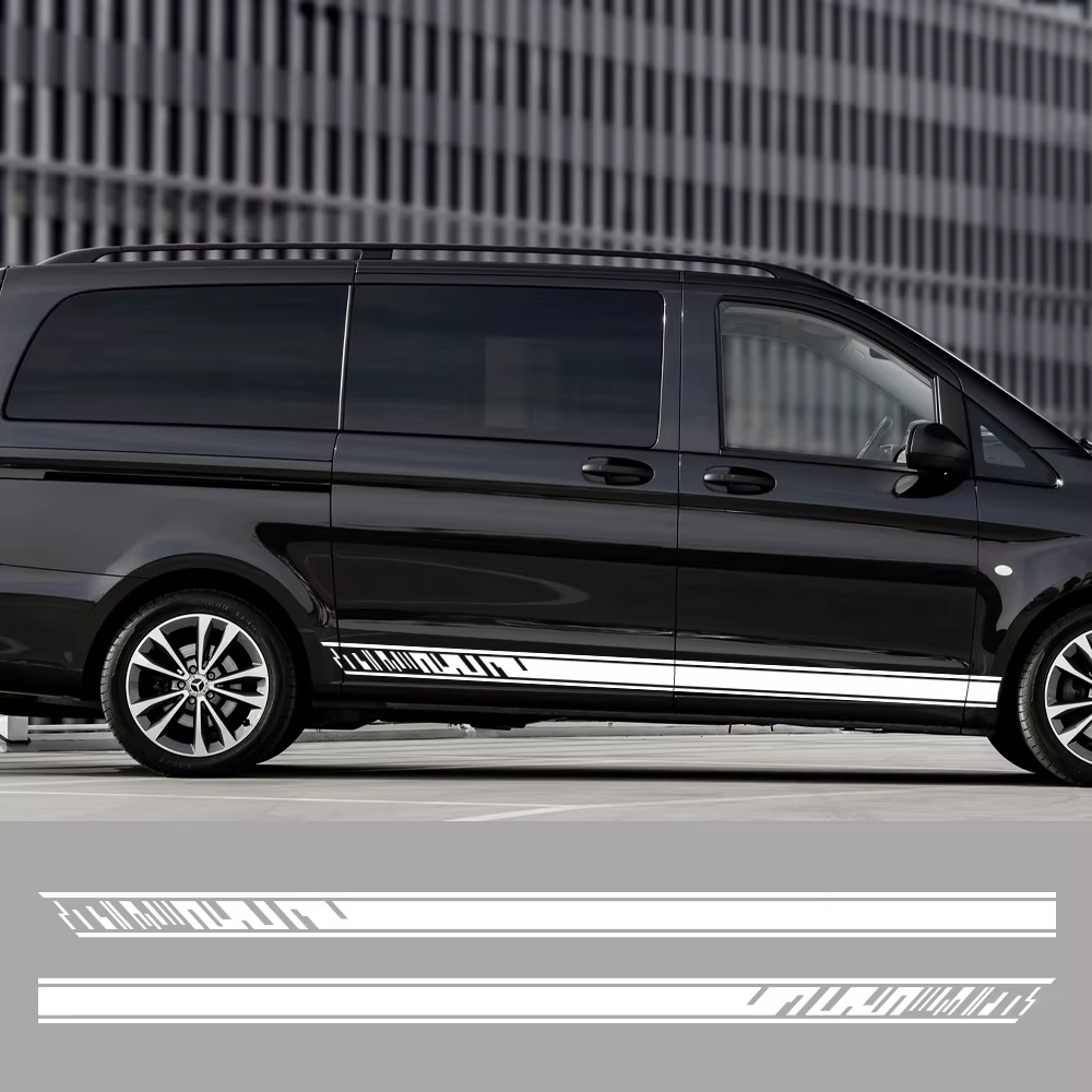 Autocollants en vinyle pour porte latérale de voiture, pour Mercedes Benz Vito classe V Viano W638 W639 W447 V260 110 113 115 Marco Polo, accessoires de réglage