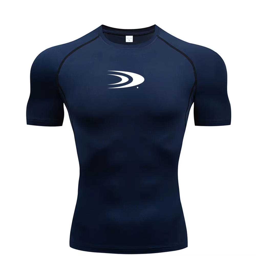 T-shirt de compression homme 2026 à manches courtes – Maillot de sport fitness