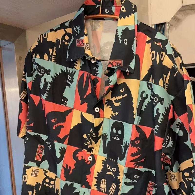 Nouveau T-shirt Godzilla dessin animé