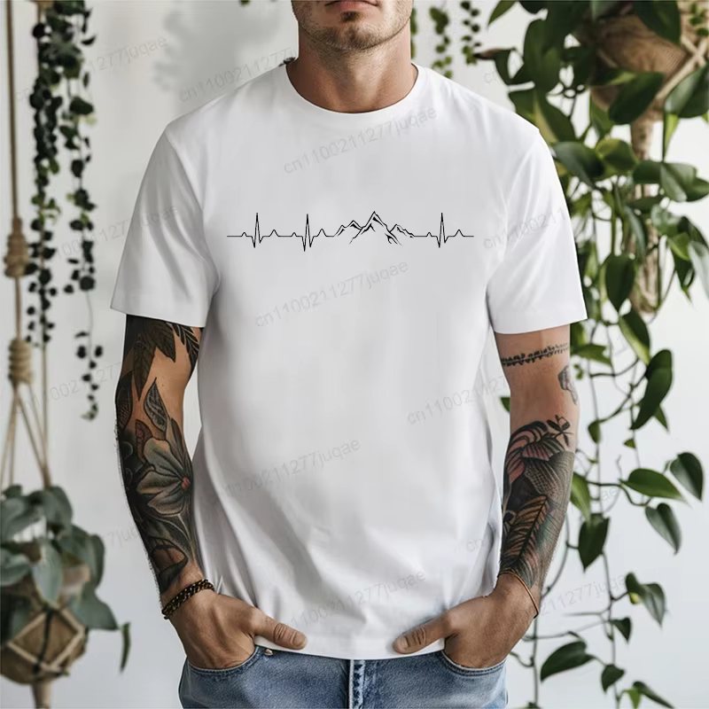 T-shirts graphiques pour l'alpinisme