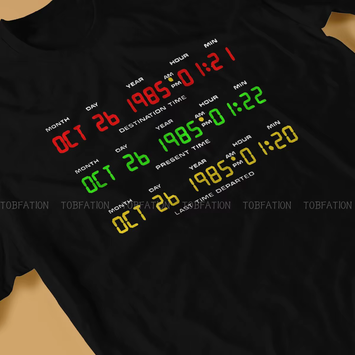 T-shirt à col rond en coton pour hommes
