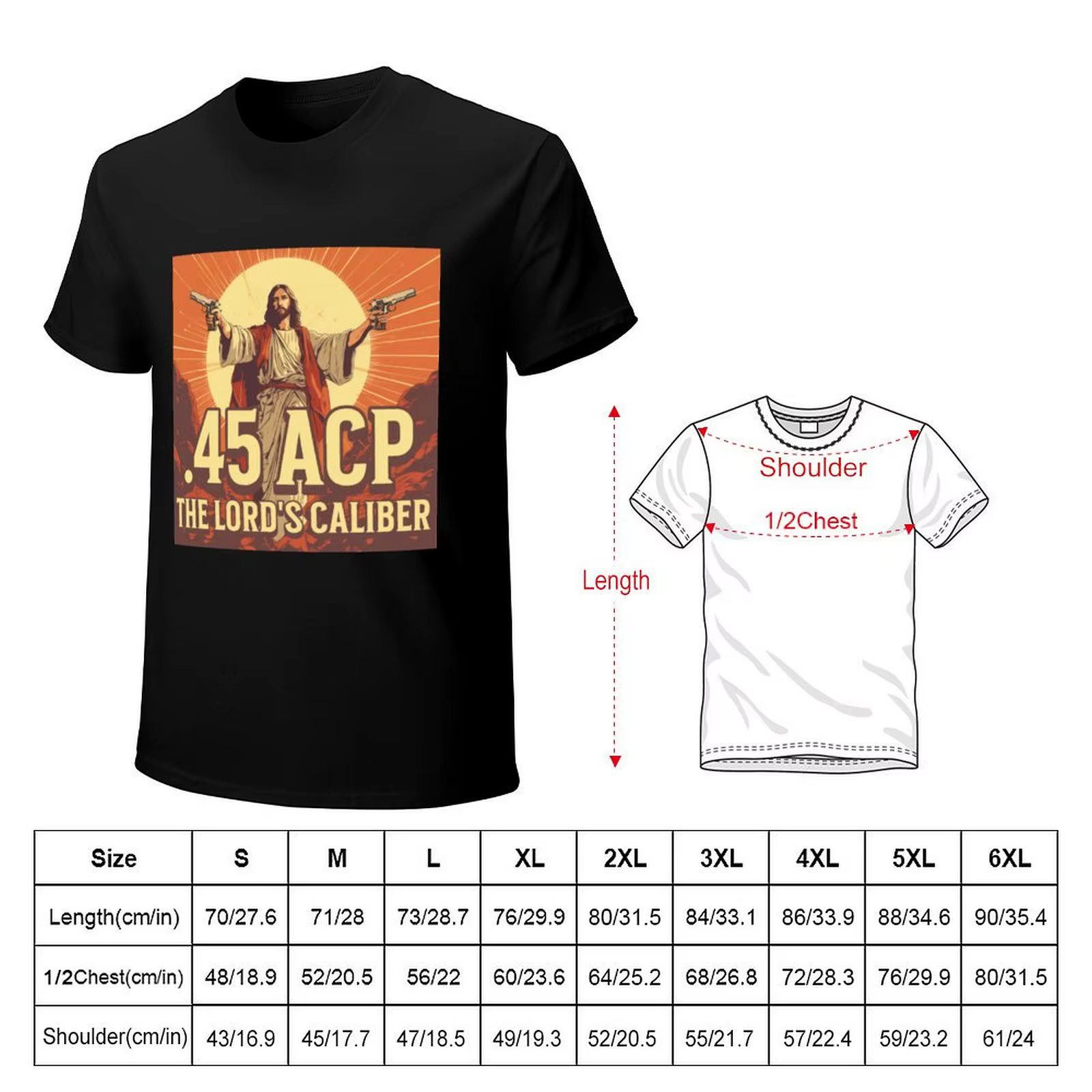 T-Shirt du décent bre du Seigneur 45 pour Homme
