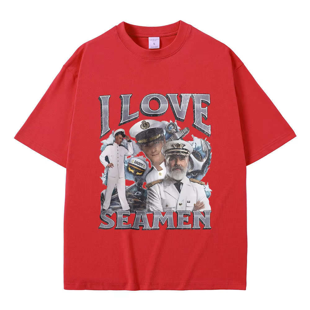T-shirt Unisexe Vintage 2026 « I Love Seamen » – Coton Pur