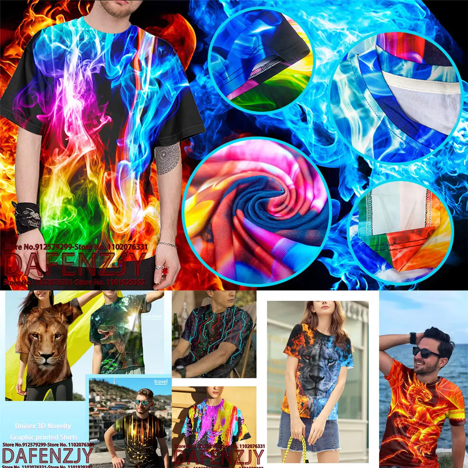 T-Shirt à Manches Courtes pour Homme