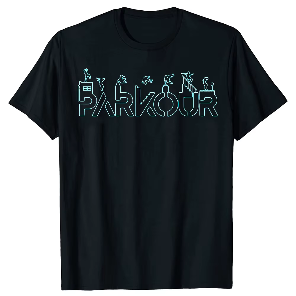 T-shirts de sport Parkour et Freerunning pour hommes et femmes