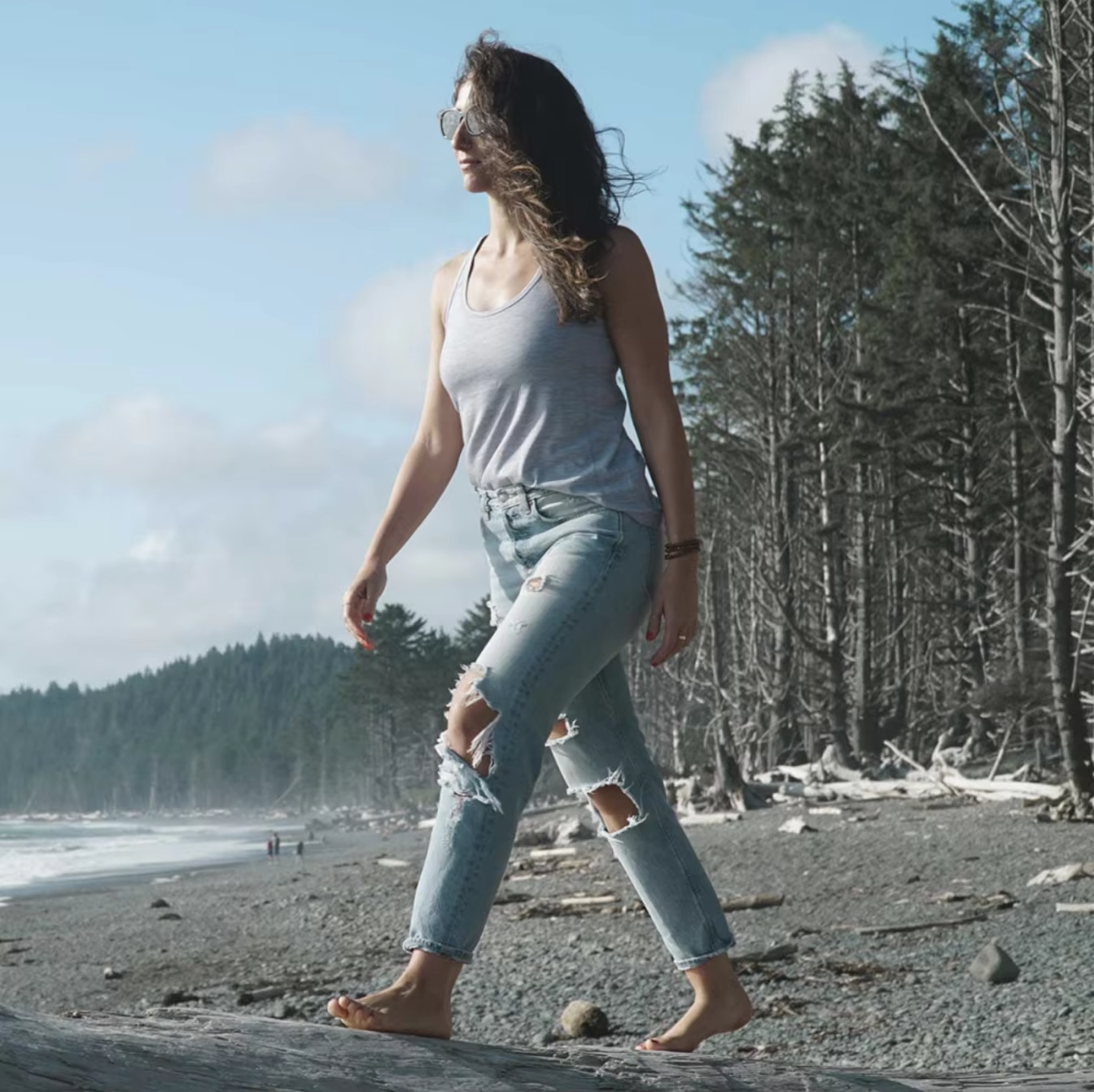 Haut en laine mérinos pour femme