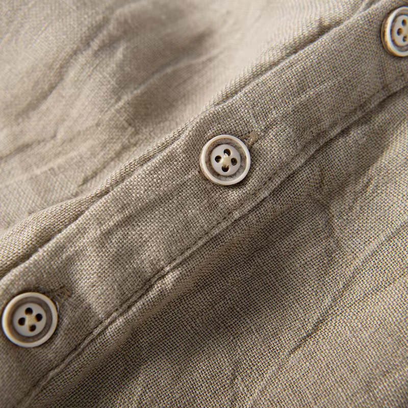 T-Shirt Vintage en lin pour hommes
