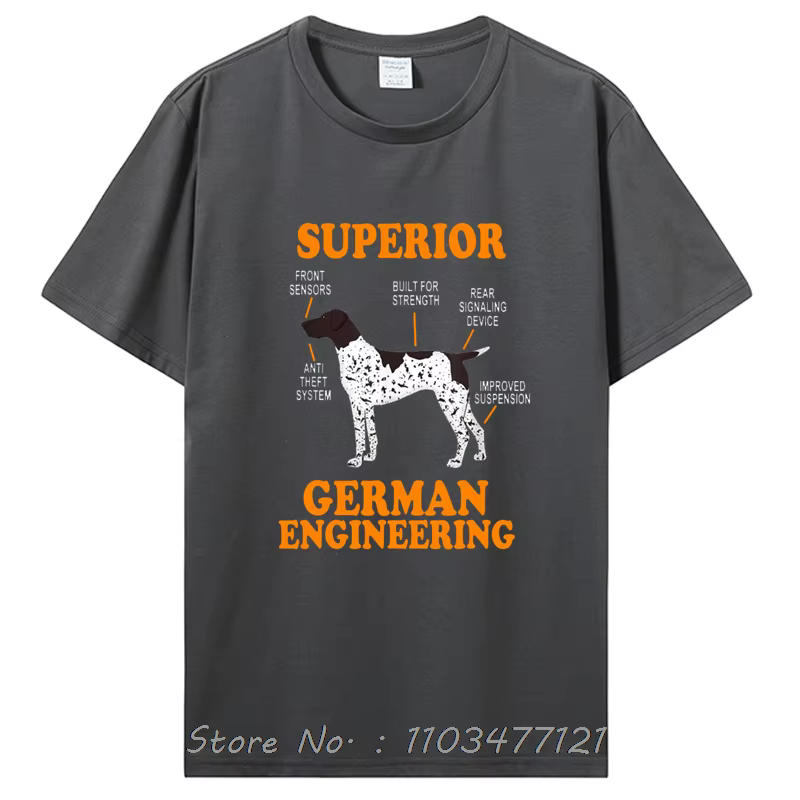 Allemand Shorthair pointeur drôle chien t-shirts été graphique coton Streetwear à manches courtes cadeaux d'anniversaire T-shirt hommes vêtements