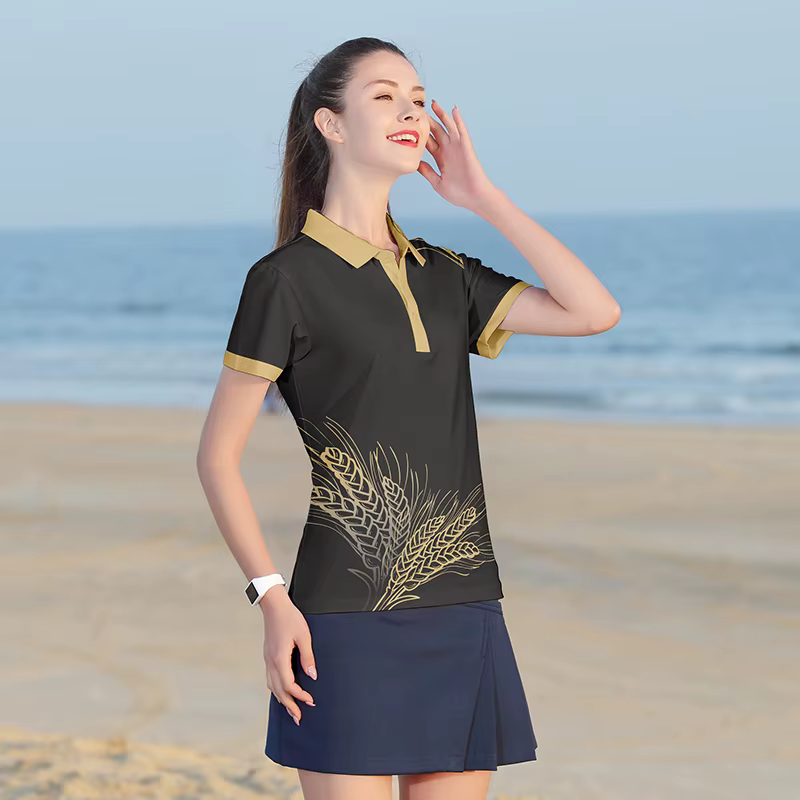 Polo de golf à manches courtes pour hommes et femmes