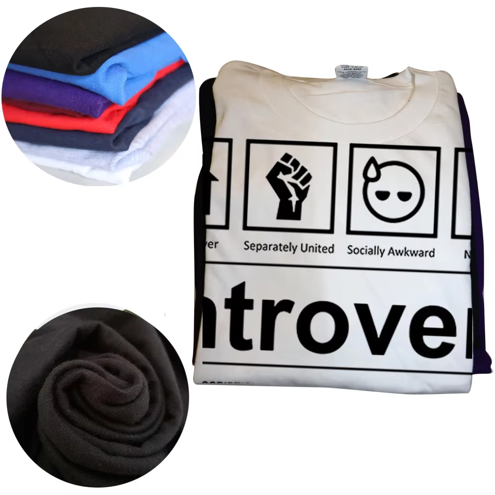 Introvert Logo T-shirt drôle Humor Introvers blague t-shirts été coton Streetwear
