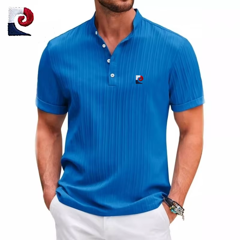 Nouveau polo à manches courtes pour homme de haute qualité