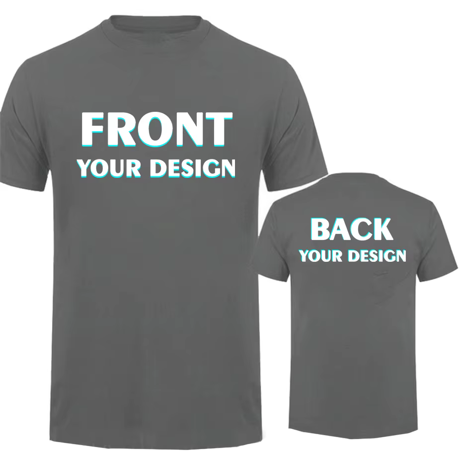 Personnalisé votre propre conception impression T-shirt coton hommes surdimensionné